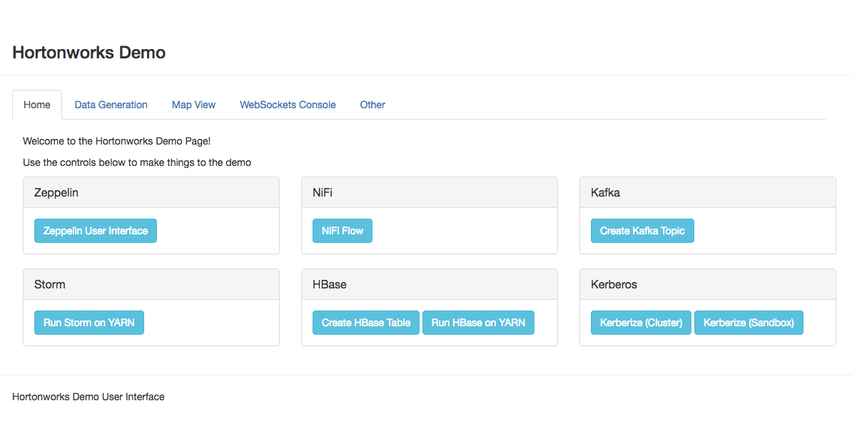 Demo Homepage