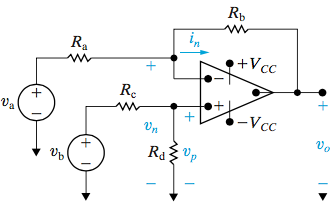 Difference Op Amp Circuit